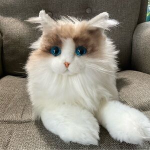 Therapy Pet. For Elderly who are confused or lonely. Plush Cat. Weight 4 pounds